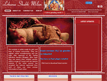 Tablet Screenshot of lohanashubhmilan.com